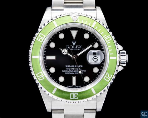 rolex green submariner flat 4|rolex submariner green review.